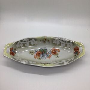 Vintage Made in Germany Luster Relish or Celery Dish